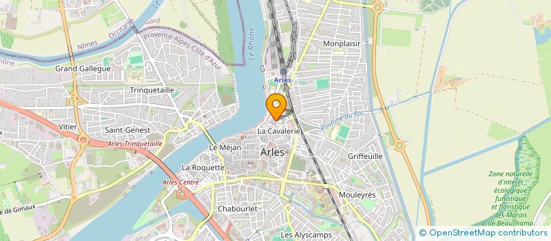 localisation de l'entreprise INSTIT MEDITERRANEEN ETUDES PROSPECTIVES à ARLES