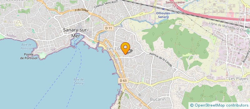localisation de l'entreprise INSTIT NAT FORMATION AGENTS DE SECURITE à SIX-FOURS-LES-PLAGES