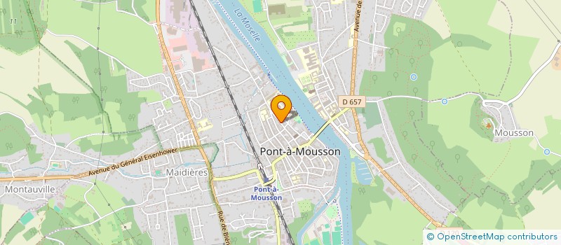 localisation de l'entreprise INSTIT NATION SECURIT ET FORMA à PONT-A-MOUSSON