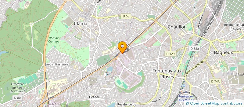 localisation de l'entreprise INSTIT RADIOPROTECTION SURETE NUCLEAIRE à FONTENAY-AUX-ROSES
