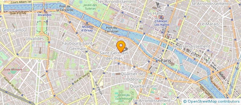 localisation de l'entreprise INSTIT RECHER APPLI AGRI BIOLO à PARIS
