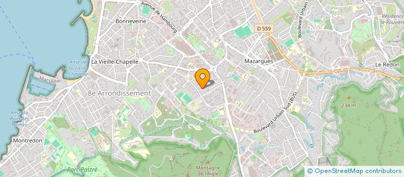 localisation de l'entreprise INSTIT RECHERCHE FORMAT ORIENTAT PROFESS à MARSEILLE