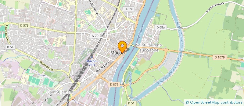 localisation de l'entreprise INSTIT RECHERCHE VAL DE SAONE MACONNAIS  MACON