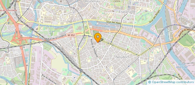 localisation de l'entreprise INSTIT RHENAN ART ET SANTE à STRASBOURG