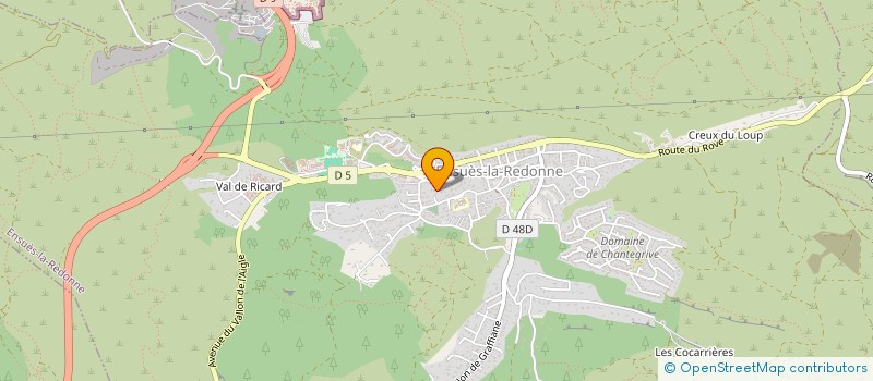 localisation de l'entreprise INSTIT SOUTIEN PSYCHO PEDAG DEVELOP PERS à ENSUES-LA-REDONNE