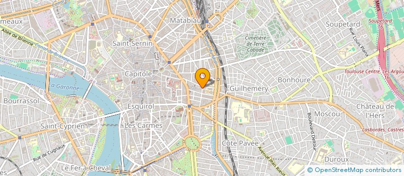 localisation de l'entreprise INSTIT SUPERIE PRIVE COMMER ADMINI TOULO à TOULOUSE