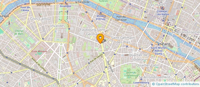 localisation de l'entreprise INSTIT SUPERIEUR PREPARATION à PARIS