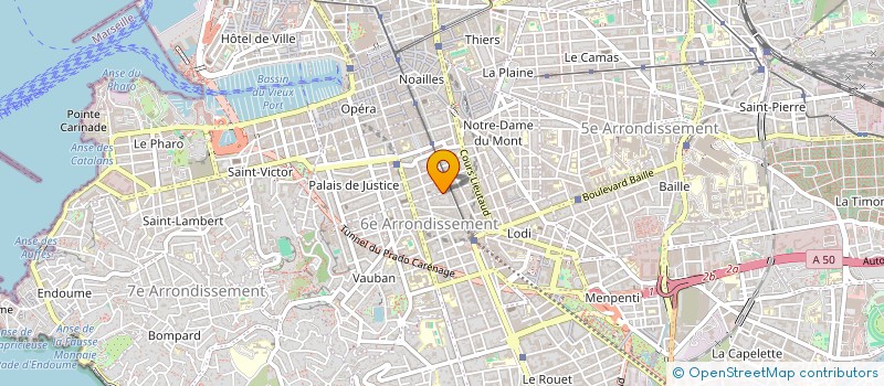 localisation de l'entreprise INSTIT TECHNIQUES MODERNES SECU SURVEILL à MARSEILLE