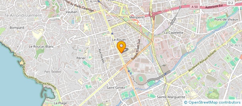 localisation de l'entreprise INSTITO à MARSEILLE