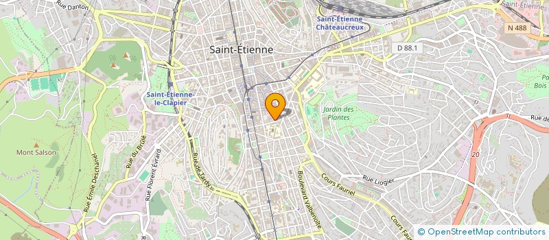 localisation de l'entreprise INSTITU PHILOTECH APPLICA COULEUR ET SON  SAINT-ETIENNE