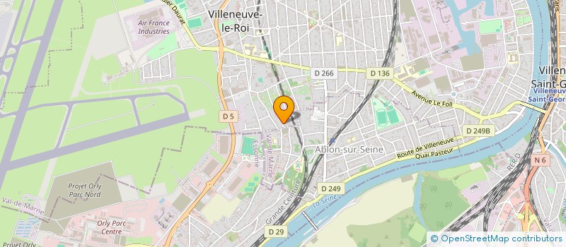 localisation de l'entreprise INSTITUT 16 à VILLENEUVE-LE-ROI