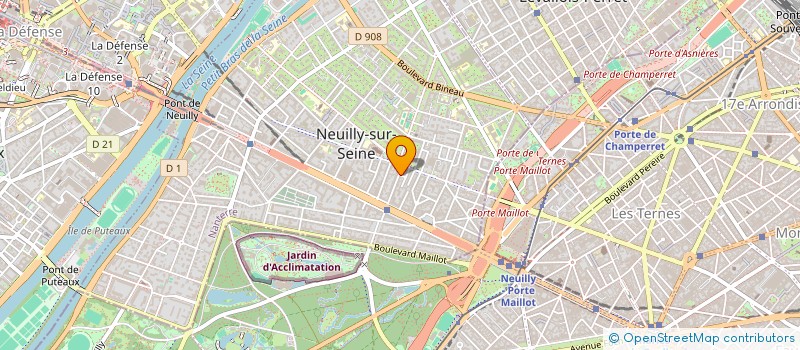 localisation de l'entreprise INSTITUT ACTEURS PUBLICS à NEUILLY-SUR-SEINE