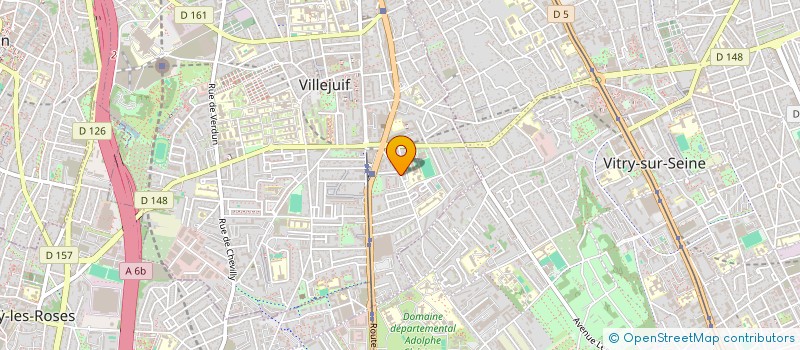 localisation de l'entreprise INSTITUT AFRICAIN DE L'ECONOMIE SOCIALE ET SOLIDAIRE à VILLEJUIF