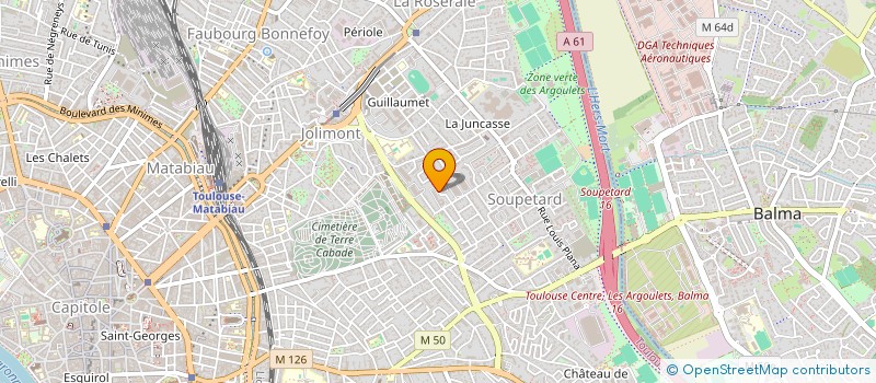 localisation de l'entreprise INSTITUT AFRIKA OCCITANIE à TOULOUSE
