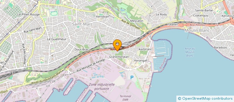 localisation de l'entreprise INSTITUT AGNEAU DE DIEU à BREST