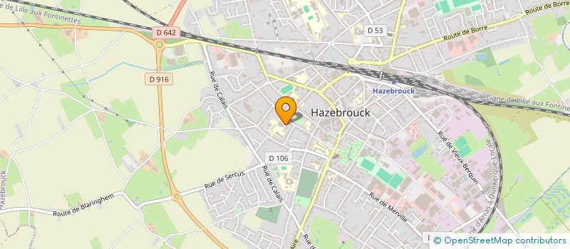 localisation de l'entreprise INSTITUT AGRICOLE MIXTE à HAZEBROUCK