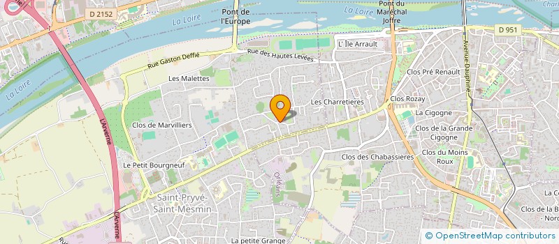 localisation de l'entreprise INSTITUT ALIVA  SAINT-PRYVE-SAINT-MESMIN