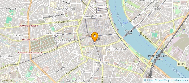 localisation de l'entreprise INSTITUT ALPHATEC à BORDEAUX