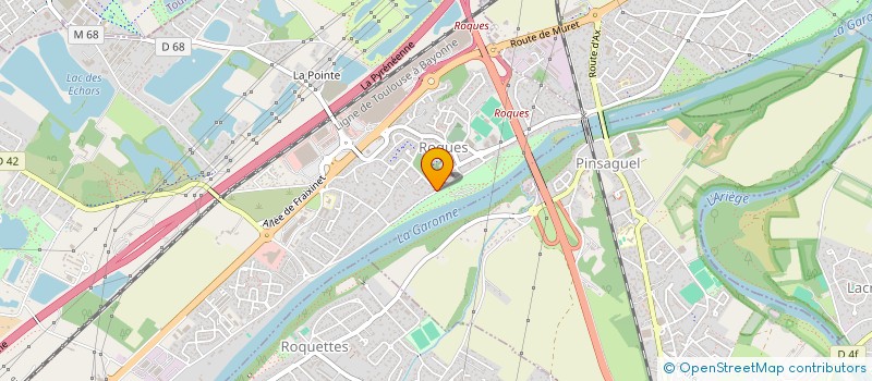 localisation de l'entreprise INSTITUT ALYSON D  ROQUES