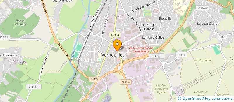 localisation de l'entreprise INSTITUT ANDRE BEULE à VERNOUILLET