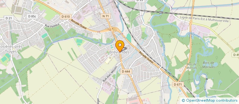 localisation de l'entreprise INSTITUT ARTISTIQUE  BREVIANDES