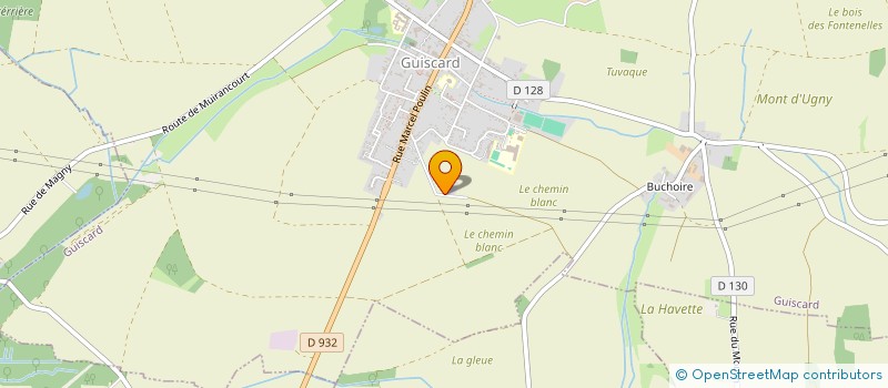 localisation de l'entreprise INSTITUT ASSOCIATIF DES METIERS DE LUXE  GUISCARD