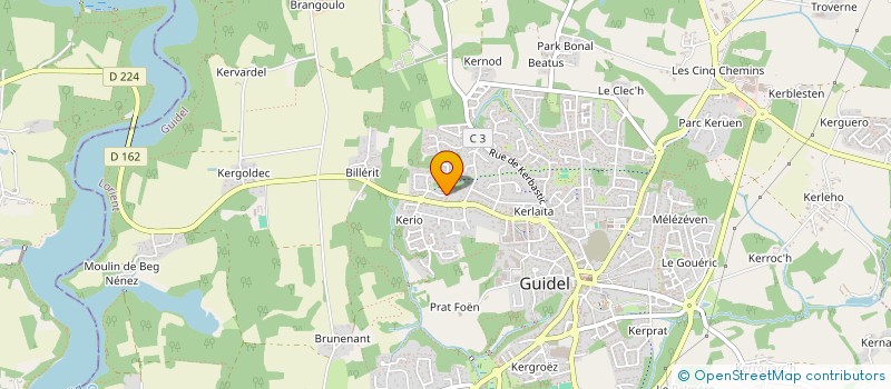 localisation de l'entreprise INSTITUT ATLANTIQUE D'ETUDES MARITIMES ET STRATEGIQUES - CERCLE ATLANTIQUE DU LABORATOIRE D'IDEES PLURIDISCIPLINAIRES ET  GUIDEL