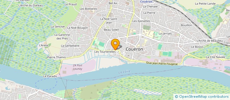localisation de l'entreprise INSTITUT AUDUBON à COUERON