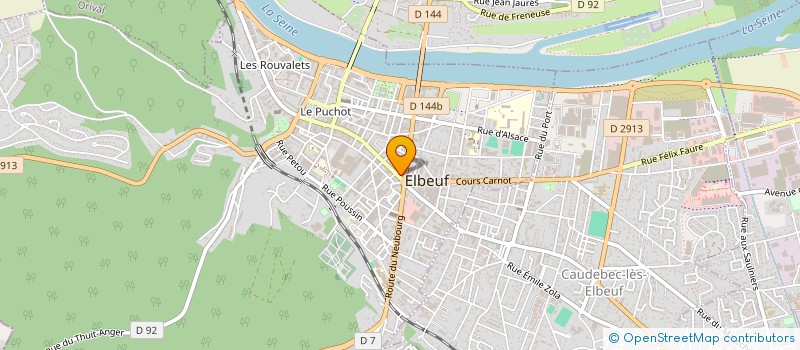 localisation de l'entreprise INSTITUT AURELIE C à ELBEUF