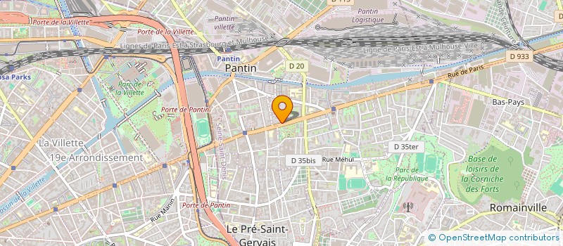 localisation de l'entreprise INSTITUT AVENIR ET DEVELOPPEMENT à NOISY-LE-SEC