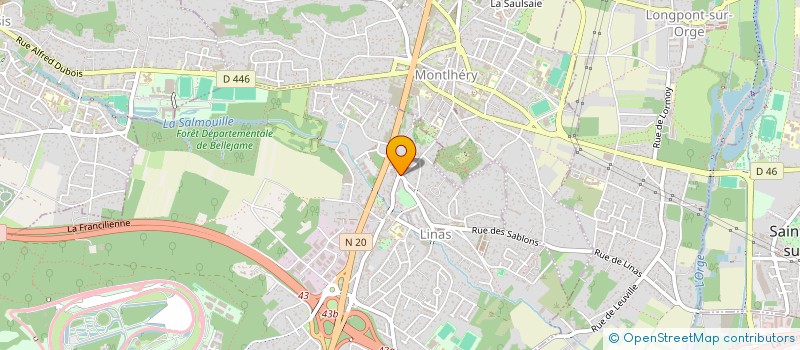 localisation de l'entreprise INSTITUT BAGHEERA à LINAS