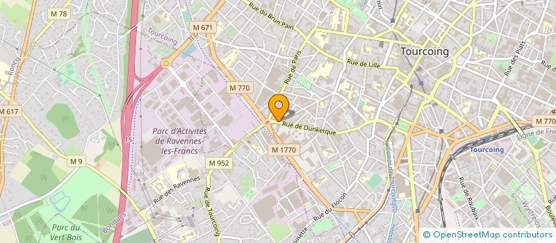 localisation de l'entreprise INSTITUT BEAUTE NOUVELLE GENERATION à TOURCOING