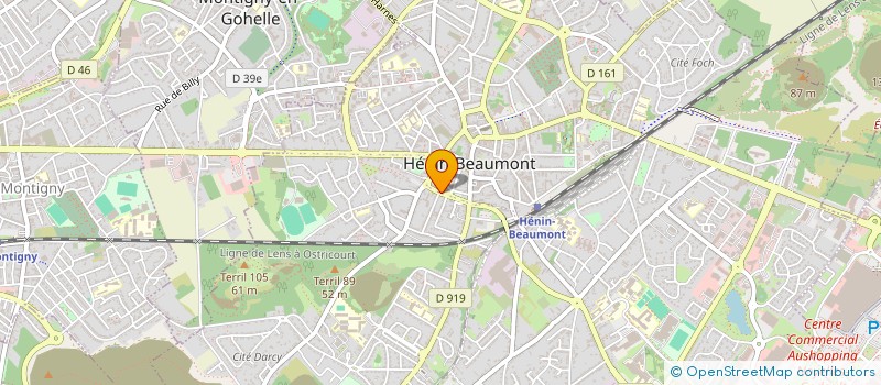 localisation de l'entreprise INSTITUT  BEAUTY.H à HENIN-BEAUMONT