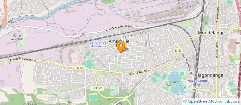 localisation de l'entreprise INSTITUT BELLA COSI DERMO ESTHETIC  AMNEVILLE