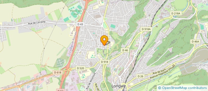 localisation de l'entreprise INSTITUT BELLEZZA à LONGWY