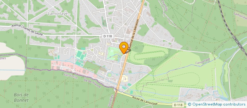 localisation de l'entreprise INSTITUT BIBLIQUE EUROPEEN  LAMORLAYE