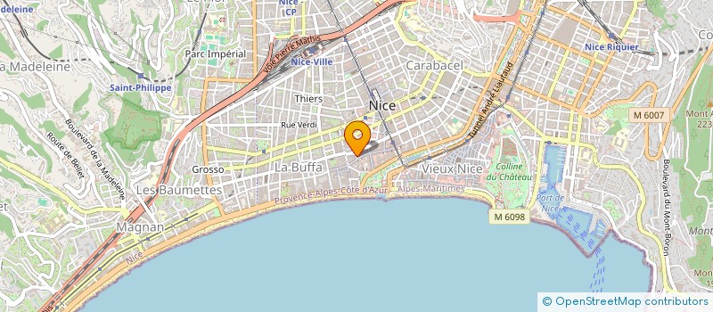 localisation de l'entreprise INSTITUT BORDONNAT  NICE