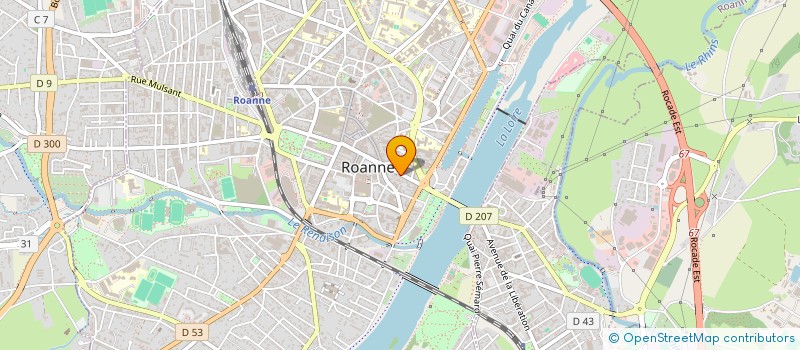 localisation de l'entreprise INSTITUT BOREALIS à ROANNE