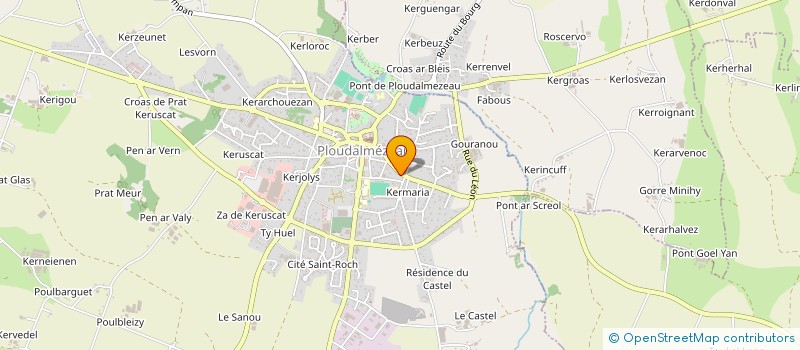 localisation de l'entreprise INSTITUT BRETON DE THERAPIE MANUELLE  PLOUDALMEZEAU