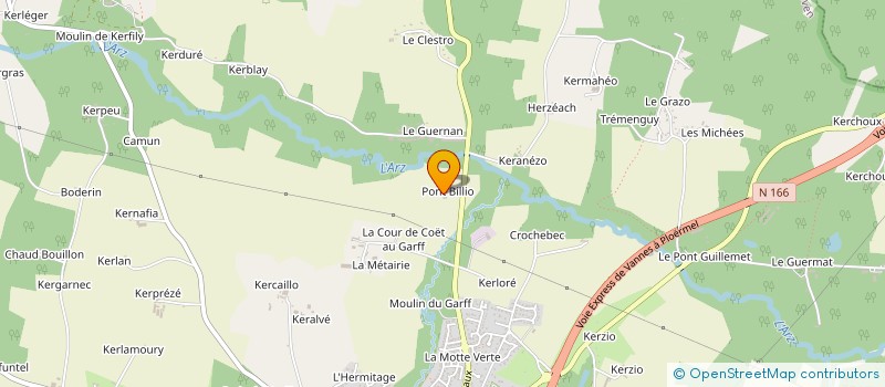 localisation de l'entreprise INSTITUT BRETON DU SPORT ET DE L'ANIMATION à ELVEN
