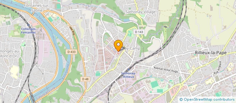 localisation de l'entreprise INSTITUT BY SISTERS  SATHONAY-CAMP