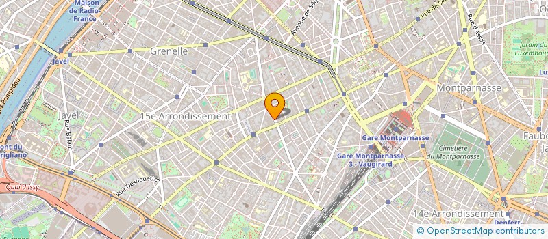 localisation de l'entreprise INSTITUT CAMBRONNE  PARIS