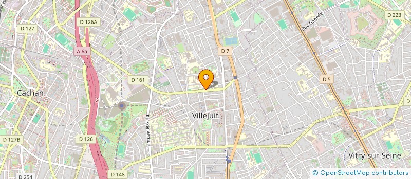 localisation de l'entreprise INSTITUT CANCEROLOGIQUE IMMUNOGENETIQUE à VILLEJUIF