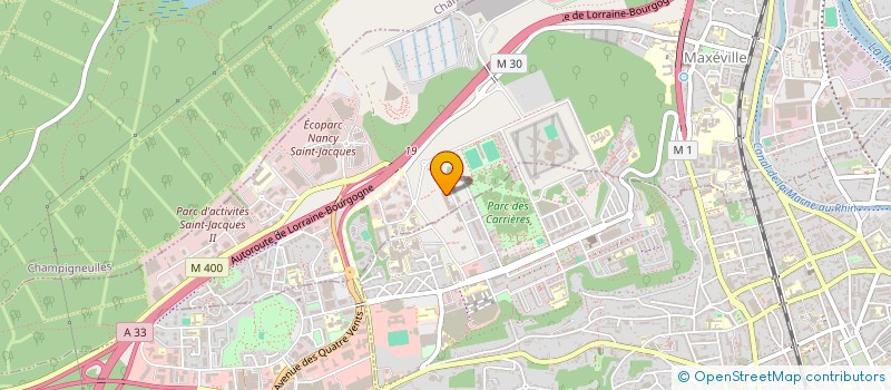 localisation de l'entreprise INSTITUT CANOPEE  MAXEVILLE