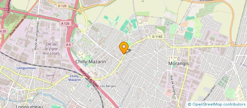 localisation de l'entreprise INSTITUT CAPI'ZEN à CHILLY-MAZARIN