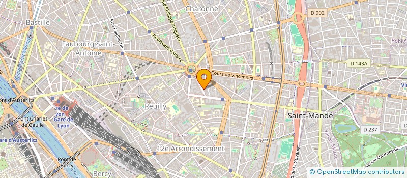 localisation de l'entreprise INSTITUT CAPILLAIRE BEL'AIR  PARIS