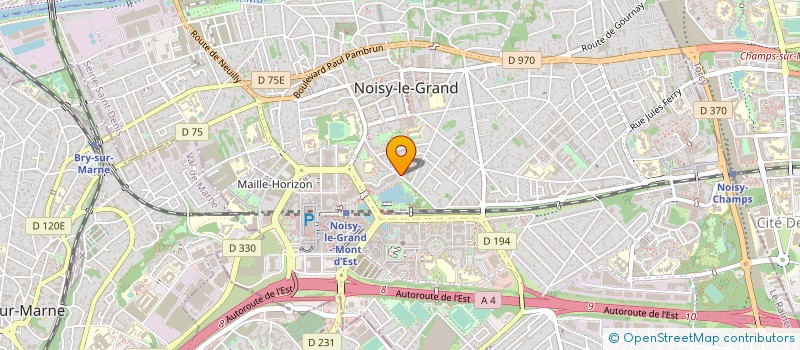 localisation de l'entreprise INSTITUT CAROLE à NOISY-LE-GRAND