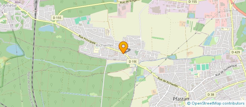 localisation de l'entreprise INSTITUT CASSIOPEE  RICHWILLER