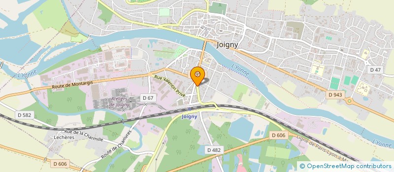 localisation de l'entreprise INSTITUT CATHERINE à JOIGNY