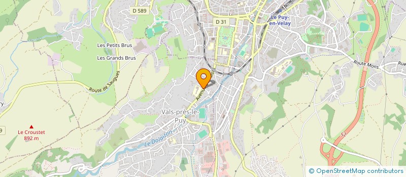 localisation de l'entreprise INSTITUT CATHOL.SCIENCES VIE ET TERRE à VALS-PRES-LE-PUY